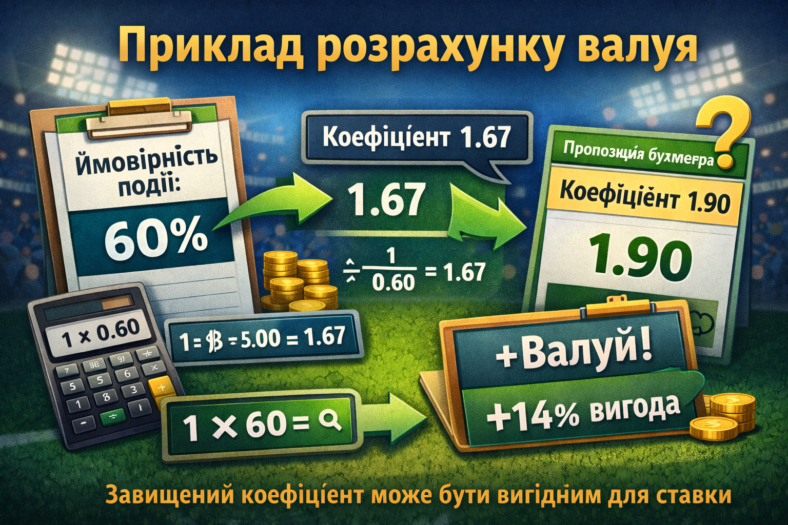 Приклад розрахунку валуя